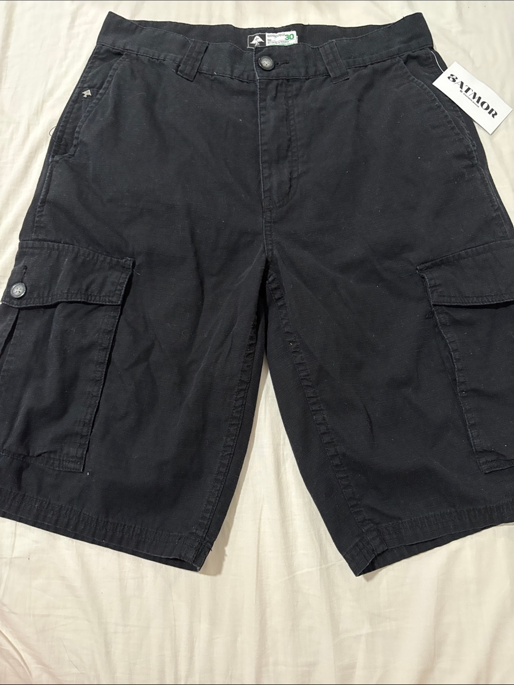 Lrg Black Cargo Shorts with Multiple Pockets